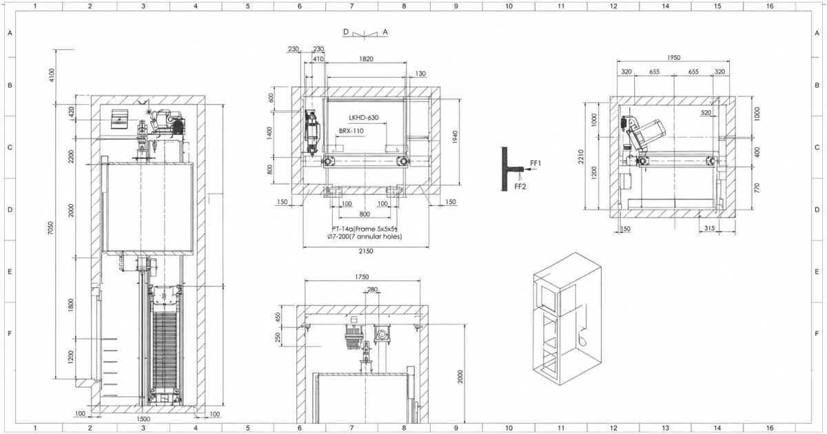 Thông số thang máy gia đình cần biết trước khi xây nhà (tránh đập sửa tốn kém)
