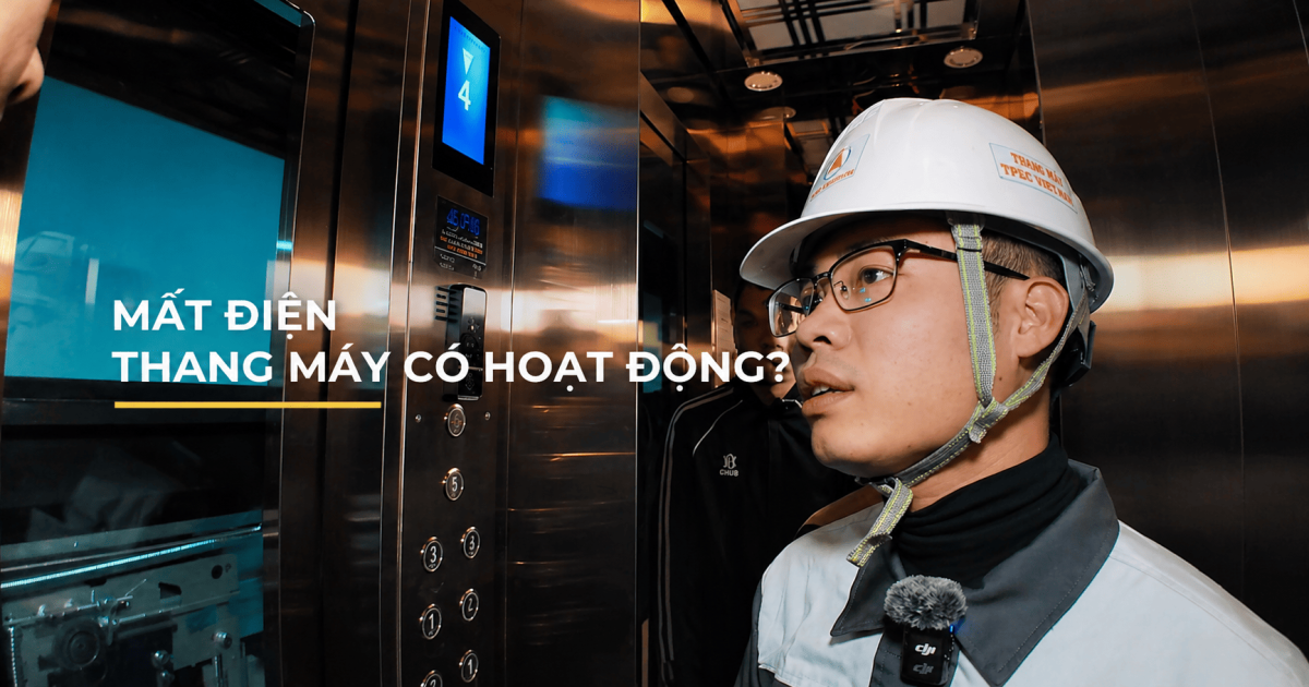 Khi mất điện, thang máy có hoạt động không?