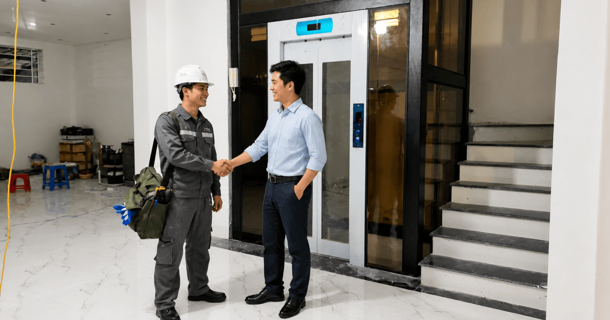 Hướng dẫn sử dụng thang máy gia đình — Xử lý đúng trong mọi tình huống