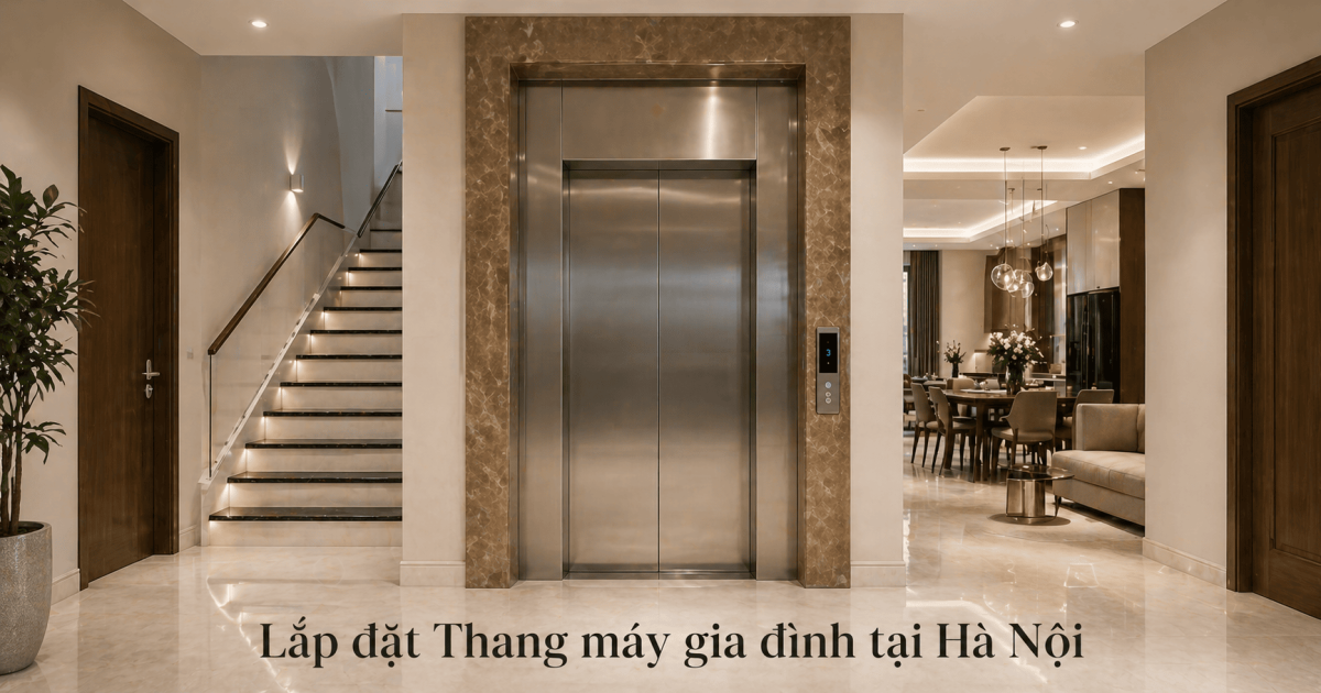 Thang máy gia đình Hà Nội: Tư vấn lắp đặt, báo giá và những điều cần biết trước khi quyết định