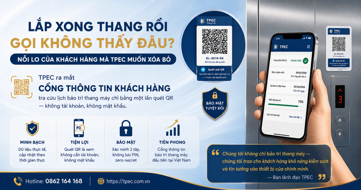 Cổng thông tin khách hàng Thiên Thành Phát — Tra cứu lịch bảo trì qua QR