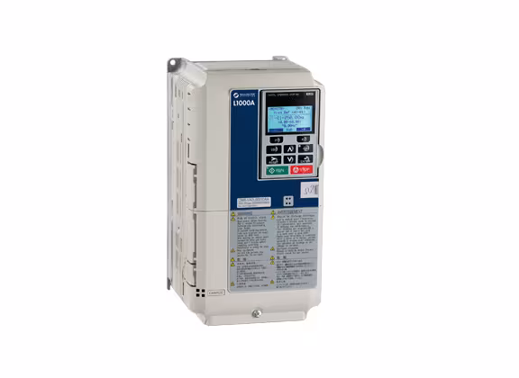 Biến tần thang máy Yaskawa L1000A Nhật Bản, vỏ máy màu trắng ngà